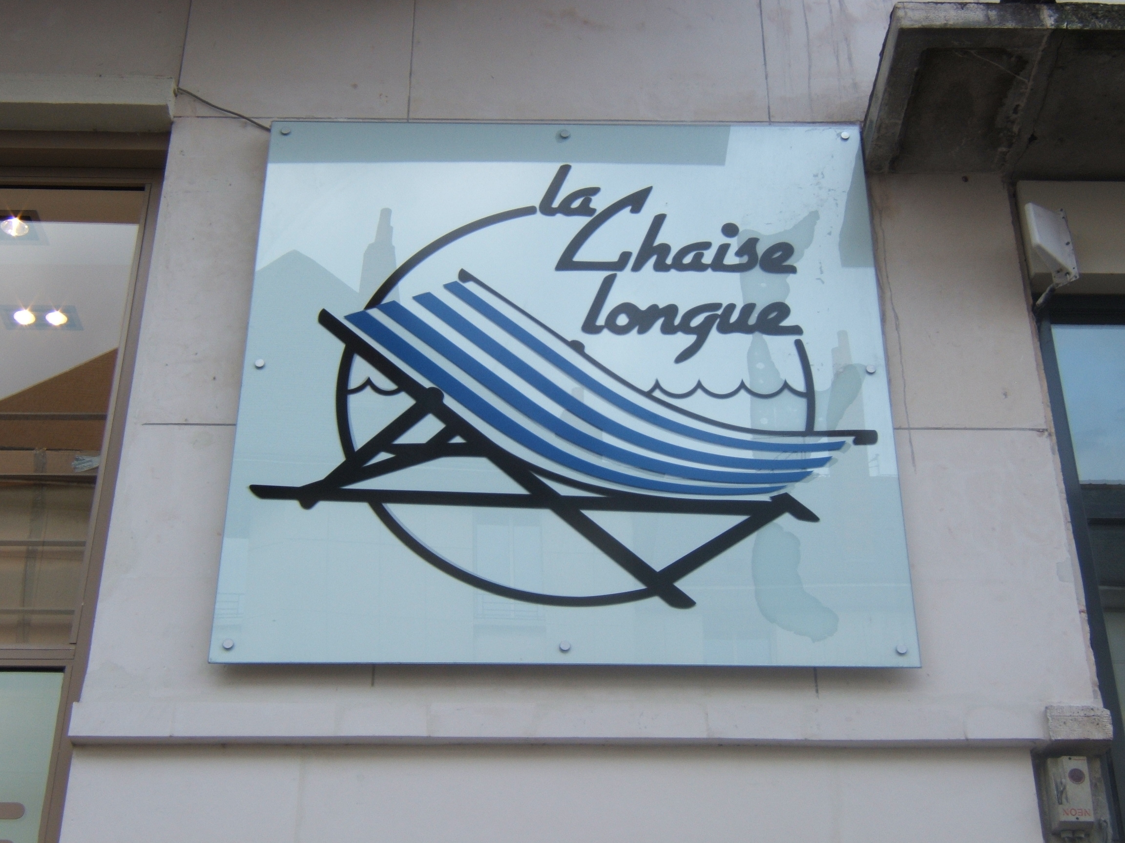 plaque chaises longue